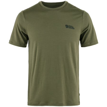 Мъжка тениска Fjällräven Abisko Wool Logo SS M