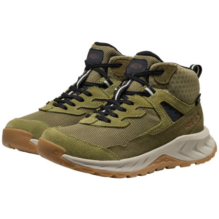 Детски обувки Keen Hightrail Mid Wp Youth Dark Olive