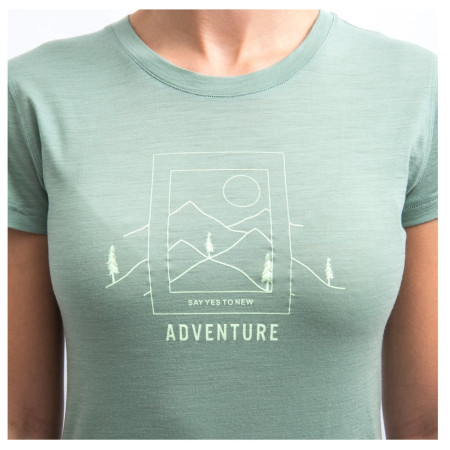 Дамска функционална блуза Sensor Marino Air Say Yes с къс ръкав