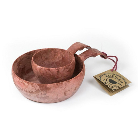 Купа и чиния Kupilka Kuksa 55 + 21 Set червен