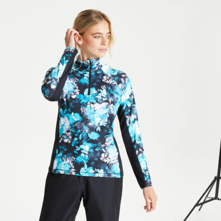 Дамски суитшърт Dare 2b Divulge Core Stretch светло син AzureBlueDispersedFloralPrint