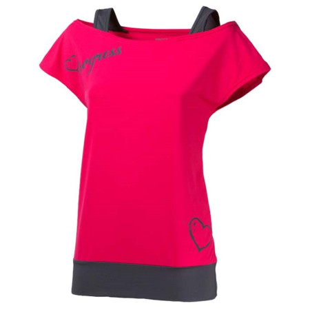Дамска тениска Progress Taiko 23OK сив Pink/Gray