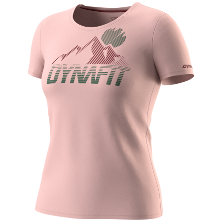 Дамска функционална блуза Dynafit Transalper Graphic S/S Tee W червен/розов pale rose/5560