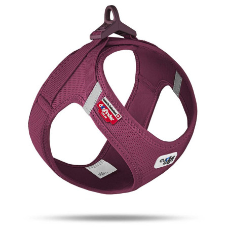 Нагръдник за куче Curli Vest Clasp Air-Mesh лилав Ruby