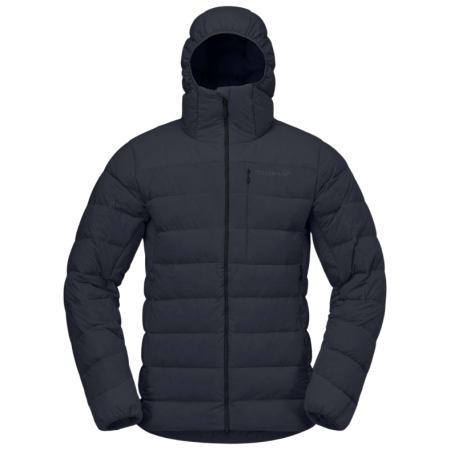 Мъжко пухено яке Norrona femund down700 Zip Hood черен Caviar Black