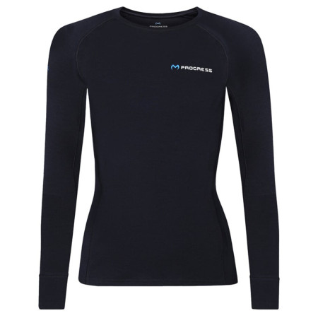 Дамска функционална блуза Progress MT TDRZ 250 черен/син černo-modrá