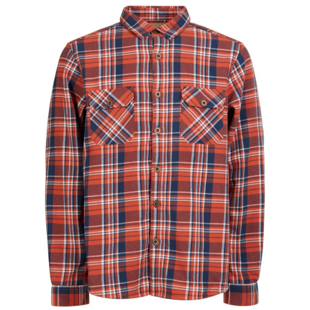 Мъжка риза Fundango Roddy Lined Shirt червен blood