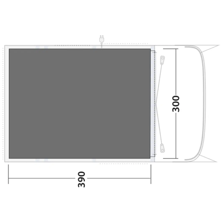 Подложка под палатка Outwell Footprint Flagstaff / Nashville / Monterey 5 Air