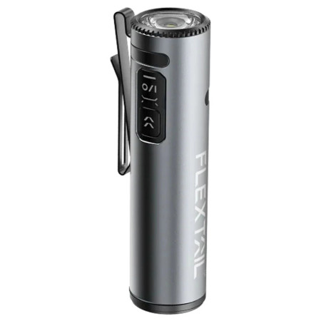LED фенер Flextail ZERO Flashlight 1200 сребърен Silver