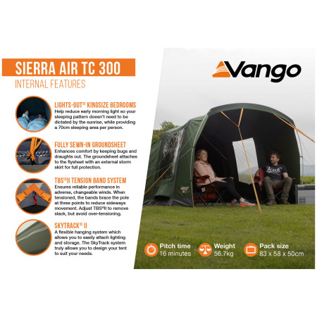 Палатка Vango Sierra Air TC 300