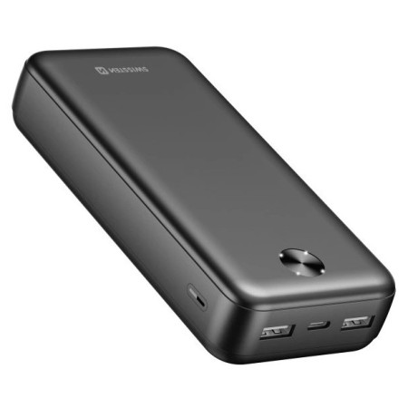 Външно зарядно устройство Swissten Worx Pro 20000 mAh черен black