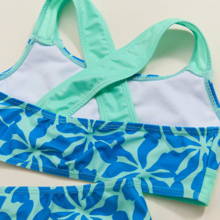 Детски бански Regatta Dakaria Bikini III SnBluIcGrnFl