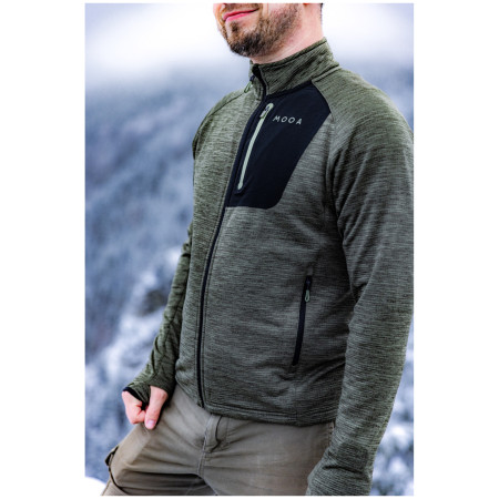 Мъжки суитшърт MOOA Nyore Grid 220