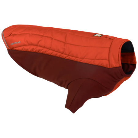 Облекло за куче Ruffwear Powder Hound Jacket оранжев Persimmon Orange