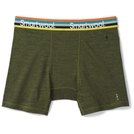 Мъжки функционални боксерки Smartwool M Merino Sport 150 Boxer Brief Boxed зелен MossGreenHeather