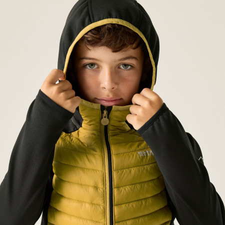 Детско яке Regatta Junior Andreson Hybrid BlkWdBrown