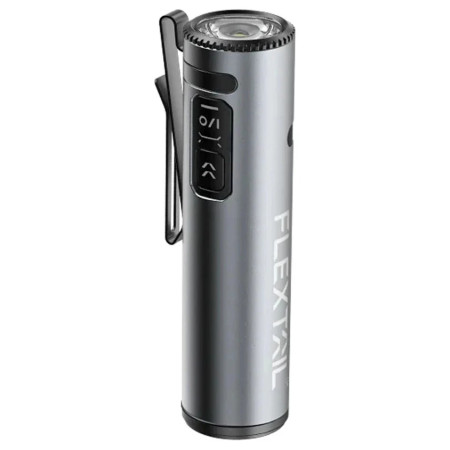 LED фенер Flextail ZERO Flashlight 1200 + EDC сребърен