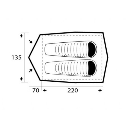 Туристическа палатка Trimm Duo