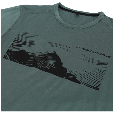 Мъжка тениска MOOA Merino Lyolite Highlander 150 Short