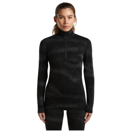 Дамска функционална блуза Icebreaker Women M 260 Tech Vertex LS HZ Chillwave
