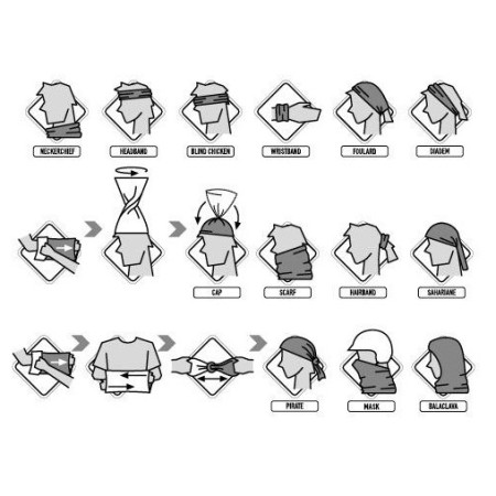 Многофункционален шал Buff Dryflx