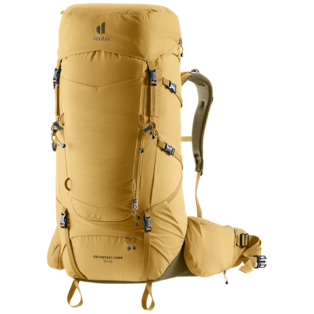 Мъжка раница Deuter Aircontact Core 50+10 светлокафяв savanna-nori
