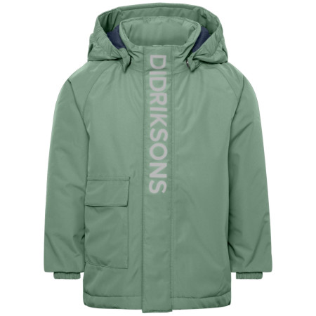 Детско зимно яке Didriksons Talvi Kids Jkt 2 Dark Moss тъмно зелен Dark Moss