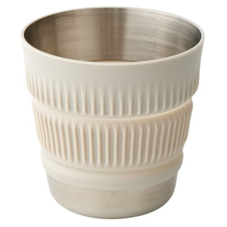 Сгъваема чаша Sea to Summit Detour Stainless Steel Collapsible Mug бежов Moonstruck Grey