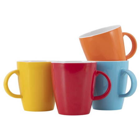 Комплект чаши Gimex Mug Rainbow 4 pcs