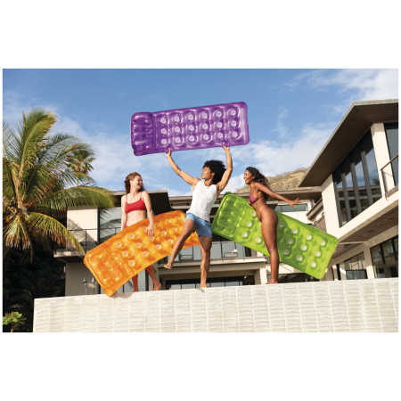 Надуваем дюшек Intex 18-Pocket Fashion Mats 58890EU