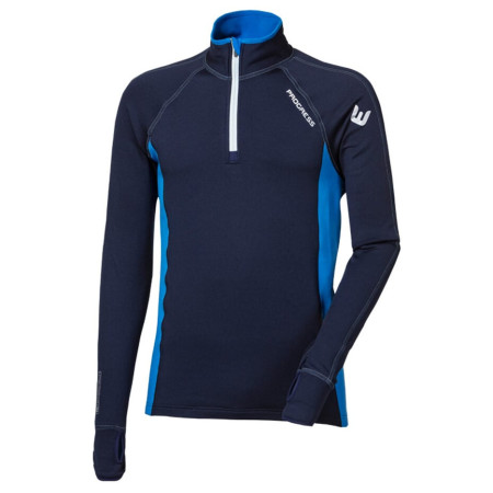 Функционален мъжки суитшърт Progress TOREZ ZIP тъмно син tm.modrá/modrá