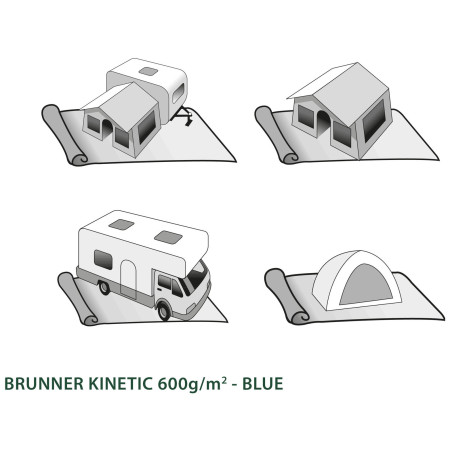 Подова настилка Brunner Kinetic 600 - 250x450 cm