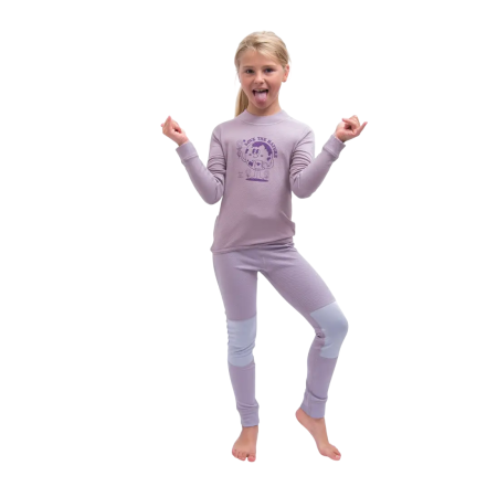 Детска функционална тениска Sensor Merino DF Planet Mystic Violet
