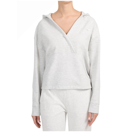 Дамски суитшърт 4F Sweatshirt F2661 светло сив Cold Light Grey Melange