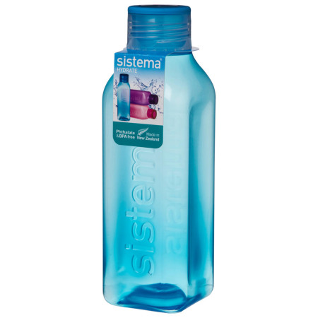Бутилка Sistema Square 725ml син