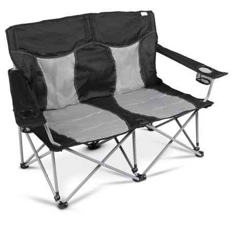 фотьойл Kampa Lofa Double черен/сив