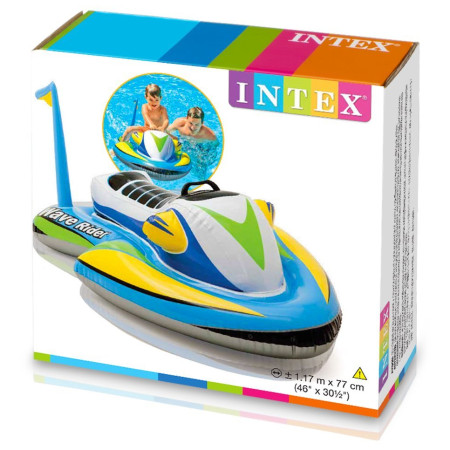 Надуваем скутер Intex Wave Rider RideOn 57520NP