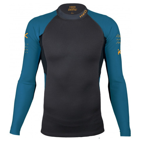 Функционална мъжка тениска  Hiko Symbio e. L/S Top син/черен