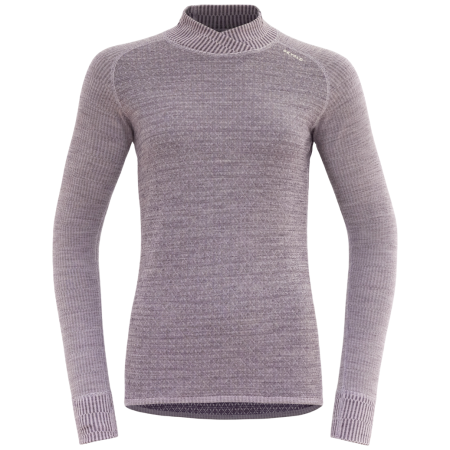 Дамска функционална блуза Devold Kvitegga Merino 230 Cross Neck лилав ORCHID