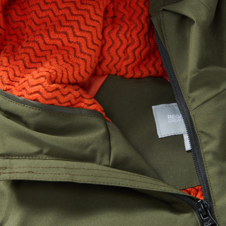 Детско зимно яке Regatta Hillain Warm Lined Dark Khaki