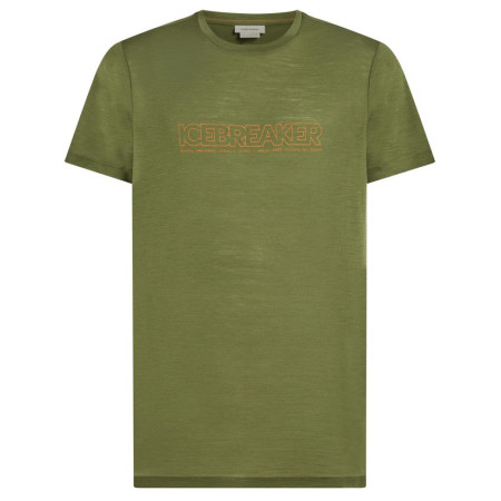 Функционална мъжка тениска Icebreaker M 150 Tech Lite SS Tee IBCoordinates зелен Sphagnum