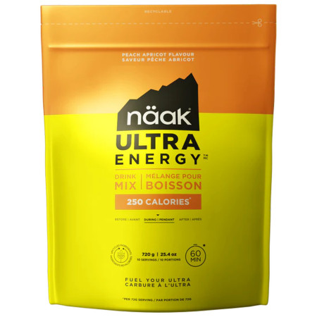Енергийна напитка Näak Peach Apricot - Ultra Energy ™ Drink Mix | (720g)