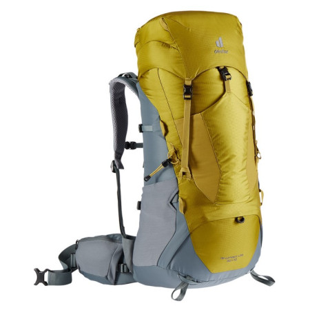 Раница Deuter Aircontact Lite 50+10 сив/жълт TourmericTeal