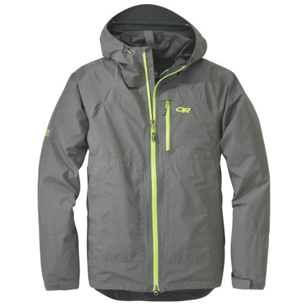 Мъжко яке Outdoor Research Foray jacket (S18) сив/жълт Pewter/LemonGrass