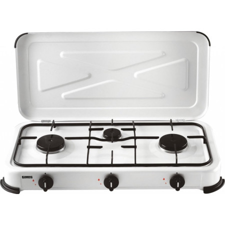 Газов котлон Gimeg Tříplotýnkový plynový vařič бял