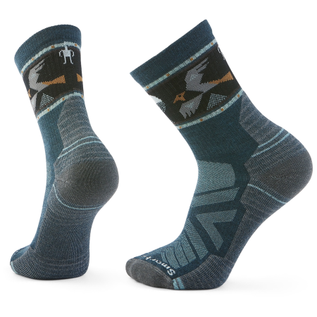 Чорапи Smartwool Hike Light Cushion Soaring Mid Crew Sock син TWILIGHT BLUE