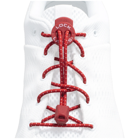 Връзки за обувки Lock Laces Original червен Red