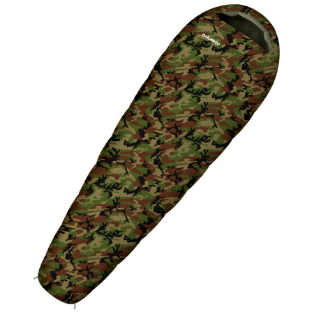 Спален чувал Husky Junior Army -10°C зелен