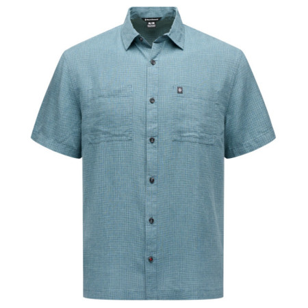 Мъжка риза Black Diamond M Scenic Route Ss Shirt син Midnight Blue-Glacier