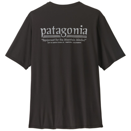 Мъжка тениска Patagonia Men's Capilene Cool Daily Shirt - Hut Tripper черен Black